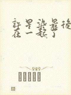 许星染最后跟谁在一起了