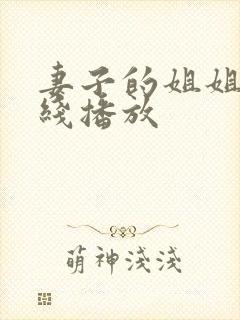 妻子的姐姐3在线播放