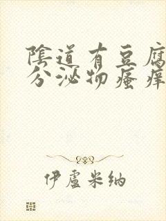 阴道有豆腐渣样分泌物瘙痒用什么药