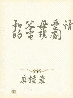 和父母爱情类似的电视剧封面