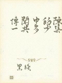 传闻中的陈芊芊一共多少集