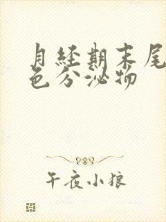 月经期末尾的血色分泌物