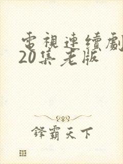 电视连续剧陈真20集老版封面