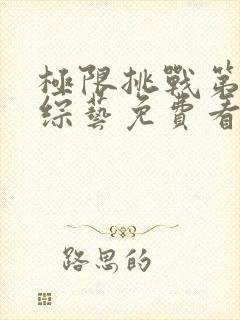 极限挑战第二季综艺免费看