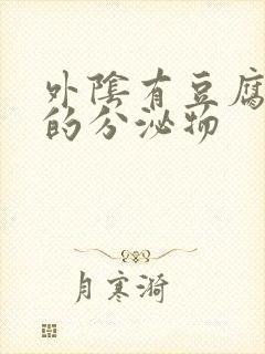 外阴有豆腐渣似的分泌物