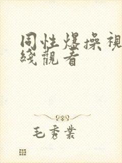 同性爆操视频在线观看