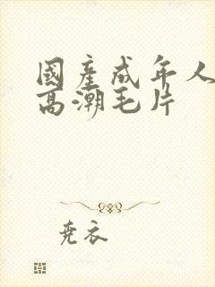 国产成年人午夜高潮毛片封面