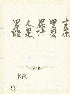 男人尿里有血可能是什么原因封面