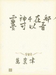 雷神4在哪个平台可以看