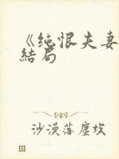 《纯恨夫妻》大结局