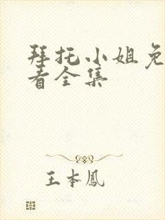 拜托小姐免费观看全集