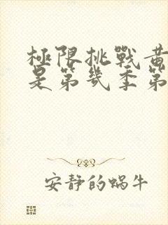 极限挑战黄宗泽是第几季第几期