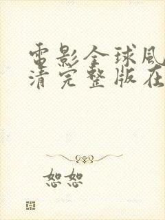 电影全球风暴高清完整版在线观看