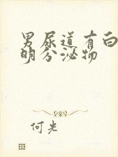 男尿道有白色透明分泌物