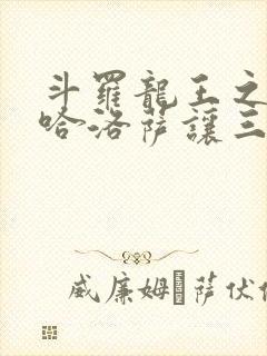 斗罗龙王之冥帝哈洛萨让三飞小说封面