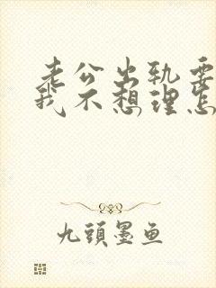 老公出轨要离婚我不想理怎么办封面