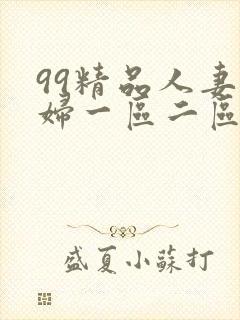 99精品人妻少妇一区二区三蜜桃