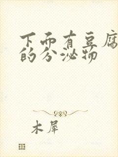 下面有豆腐渣样的分泌物封面