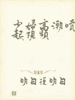 少妇高潮喷水迭起视频