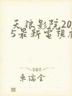 天狼影院2025最新电视剧在线观看影视