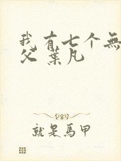 我有七个无敌师父 叶凡