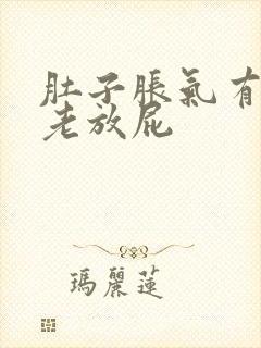 肚子胀气有点痛老放屁