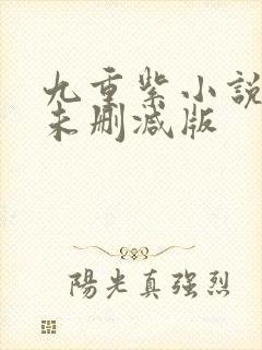 九重紫小说原著未删减版