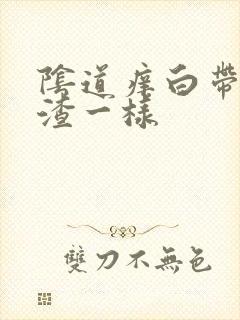 阴道痒白带豆腐渣一样