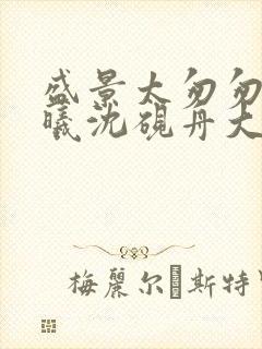 盛景太匆匆宁若曦沈砚舟大结局哪里看