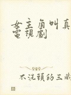 女主角叫真真的电视剧封面