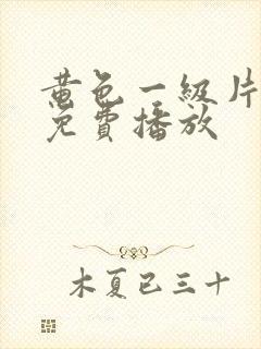 黄色一级片在线免费播放封面