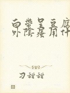 白带呈豆腐渣状外阴瘙用什么药