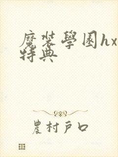 魔装学园hxh特典
