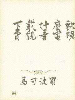 下载什么软件免费观看电视剧