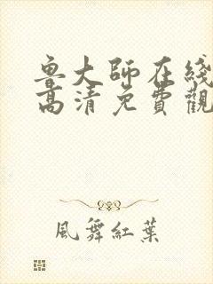 鲁大师在线观看高清免费观看