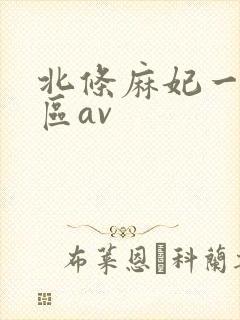 北条麻妃一区二区av封面