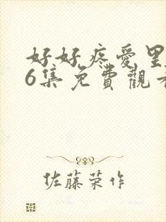 好好疼爱里面第6集免费观看姜国封面