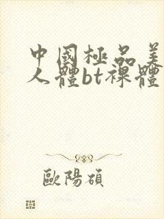 中国极品美軳人人体bt裸体