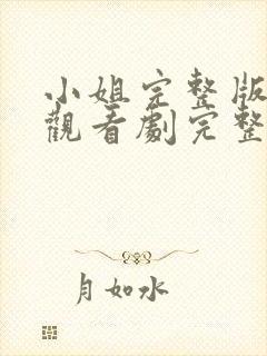 小姐完整版在线观看剧完整免费高清