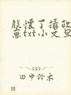 朕怀了摄政王的崽txt小文旦