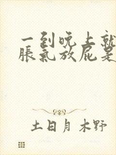 一到晚上就肚子胀气放屁是什么原因