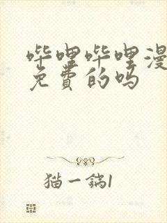 哔哩哔哩漫画是免费的吗