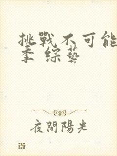 挑战不可能第二季 综艺