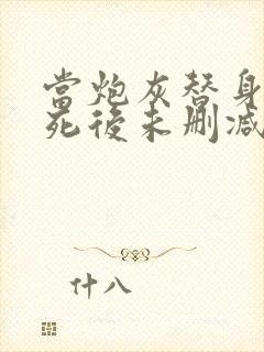 当炮灰替身的我死后未删减版