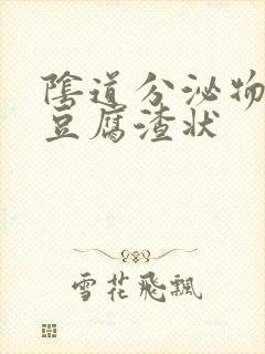 阴道分泌物黄色豆腐渣状