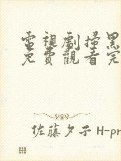 电视剧扫黑风暴免费观看完整版高清