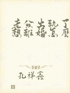 老公出轨了我不想离婚怎么办封面