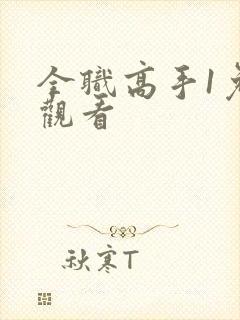 全职高手1免费观看