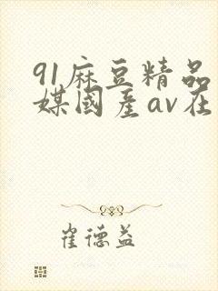 91麻豆精品传媒国产av在线观看