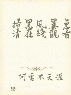 扫黑风暴免费高清在线观看